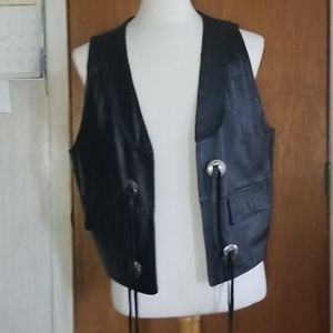 Leather vest by Steer Brand